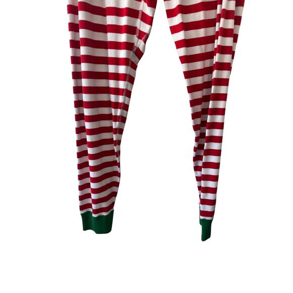 Hanna Andersson Red & White Stripe Pajama Pants Size XL - Picture 3 of 5